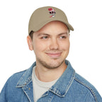 Cartoon Skull Low Profile Baseball Cap