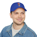 Cartoon Skull Low Profile Baseball Cap