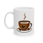 Perfect Morning Coffee Ceramic Mug, (11oz, 15oz)