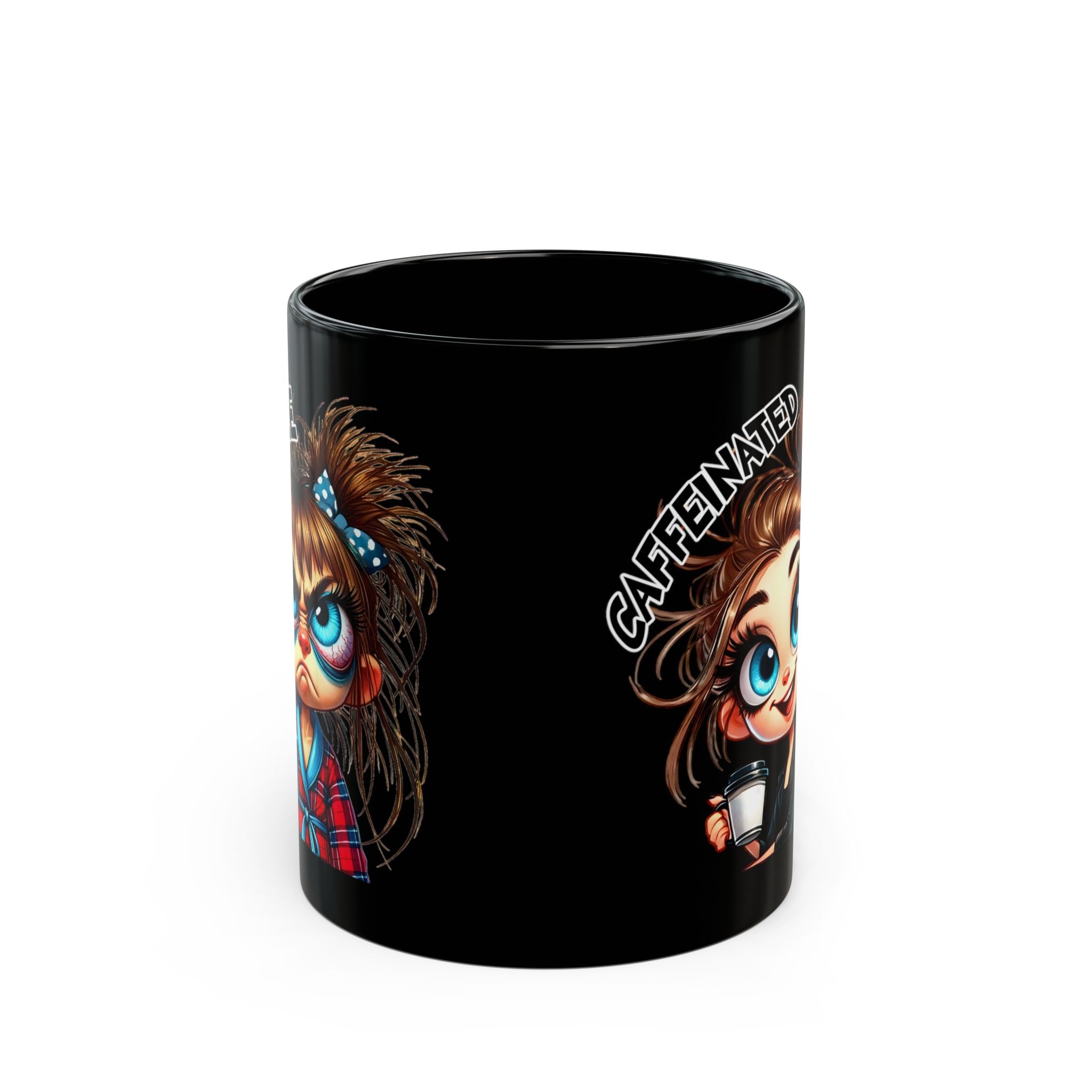 Sarcastic Coffee Grumpy Black Mug (11oz)