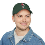 Cartoon Skull Low Profile Baseball Cap