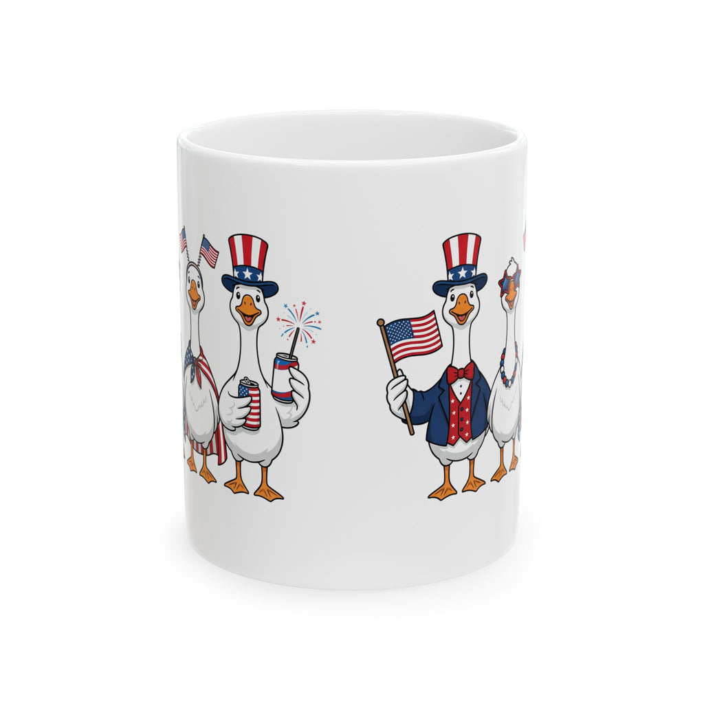 USA 4th of July Ceramic Mug