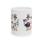 USA 4th of July Ceramic Mug