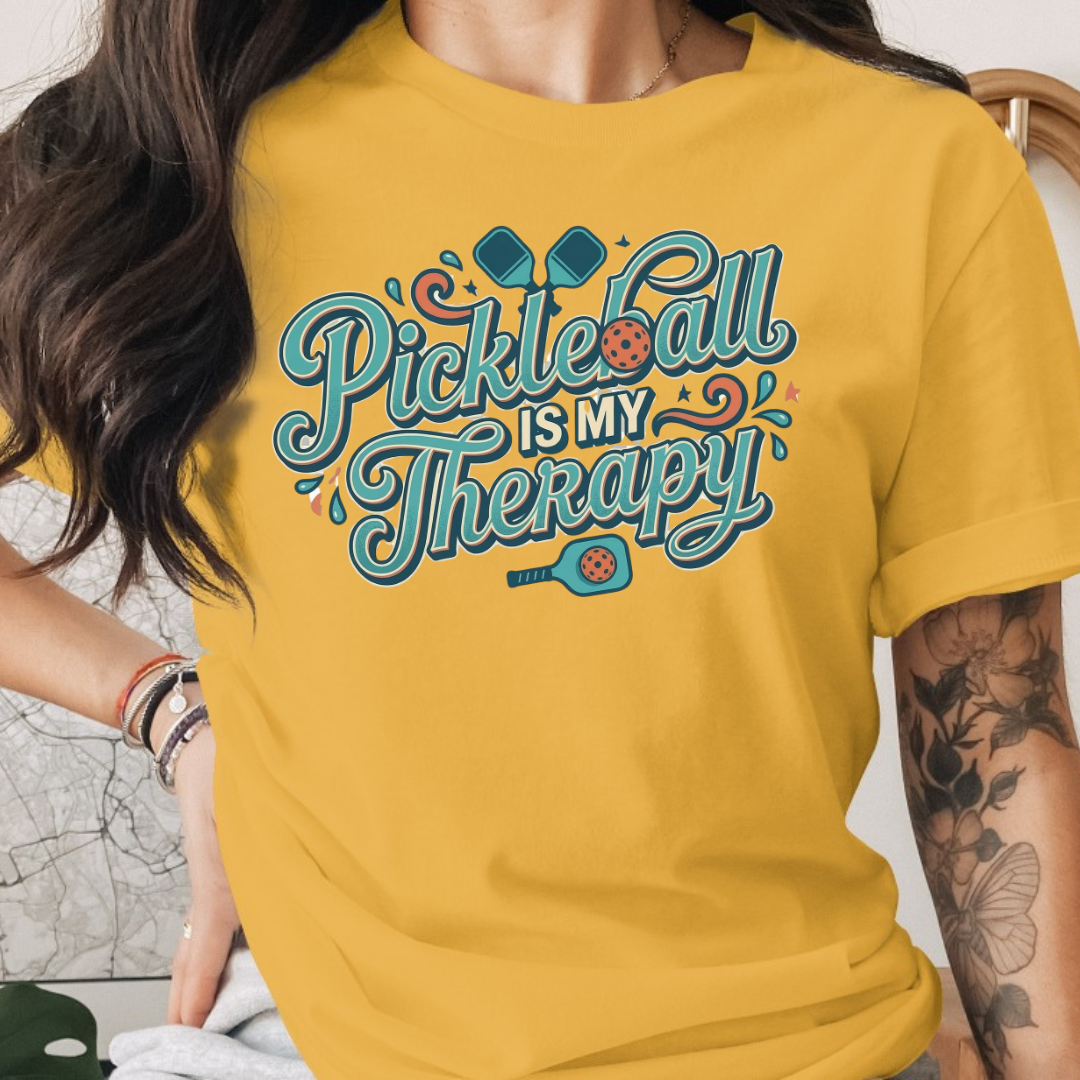 Pickleball Is My Therapy Tee