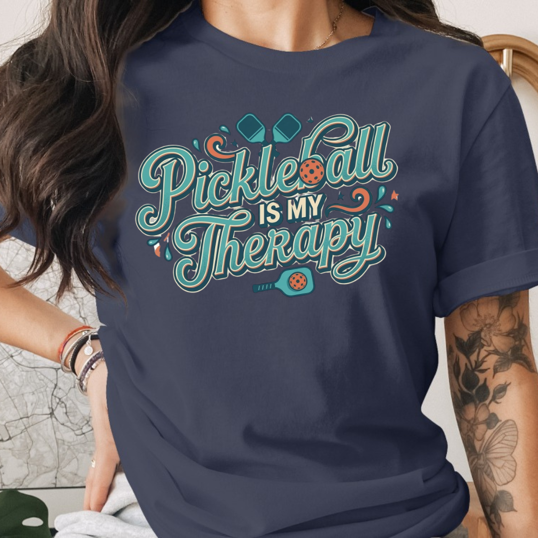 Pickleball Is My Therapy Tee