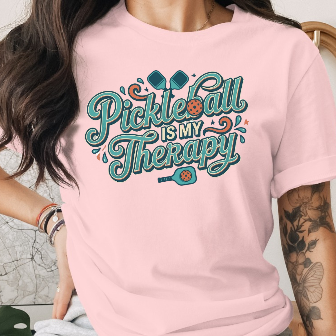 Pickleball Is My Therapy Tee
