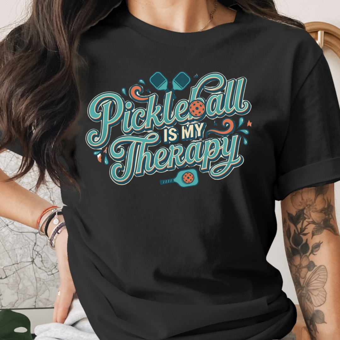 Pickleball Is My Therapy Tee