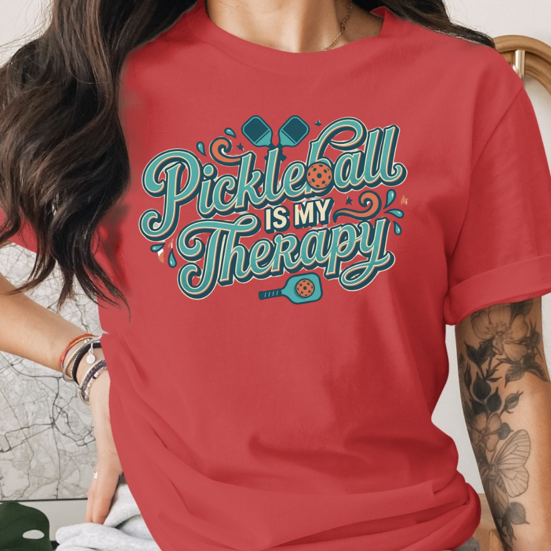 Pickleball Is My Therapy Tee