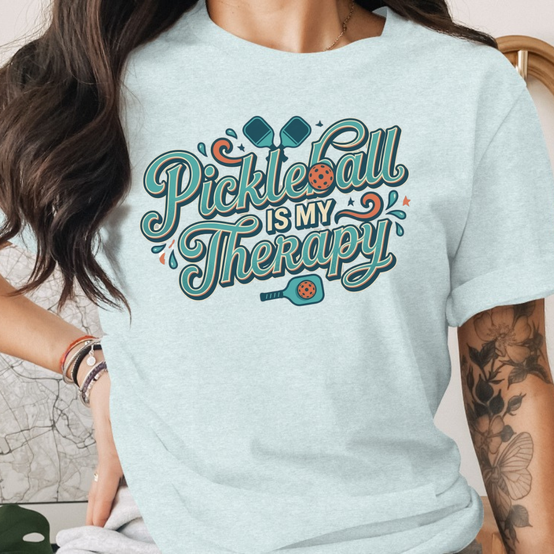 Pickleball Is My Therapy Tee