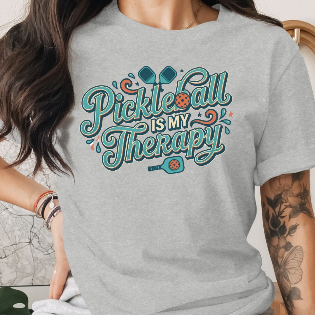 Pickleball Is My Therapy Tee