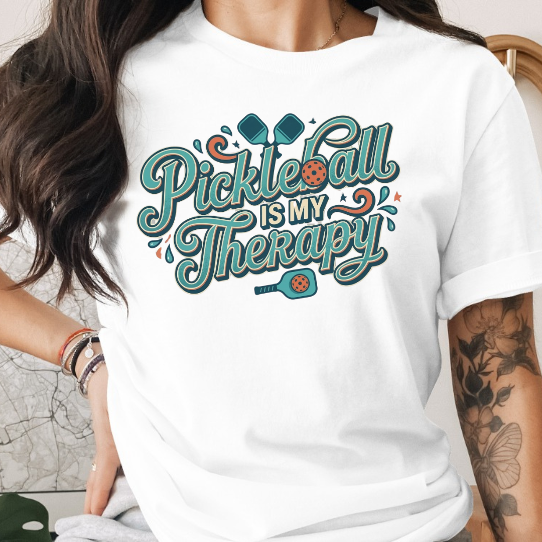 Pickleball Is My Therapy Tee