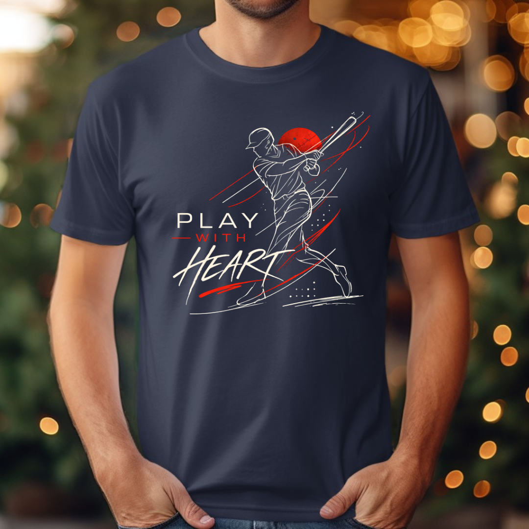 Baseball Play with Heart Tee