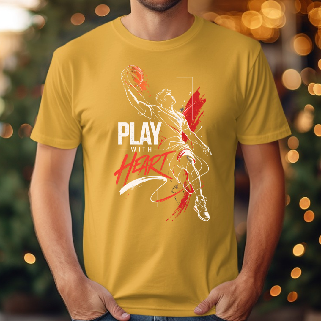 Basketball Play With Heart Tee
