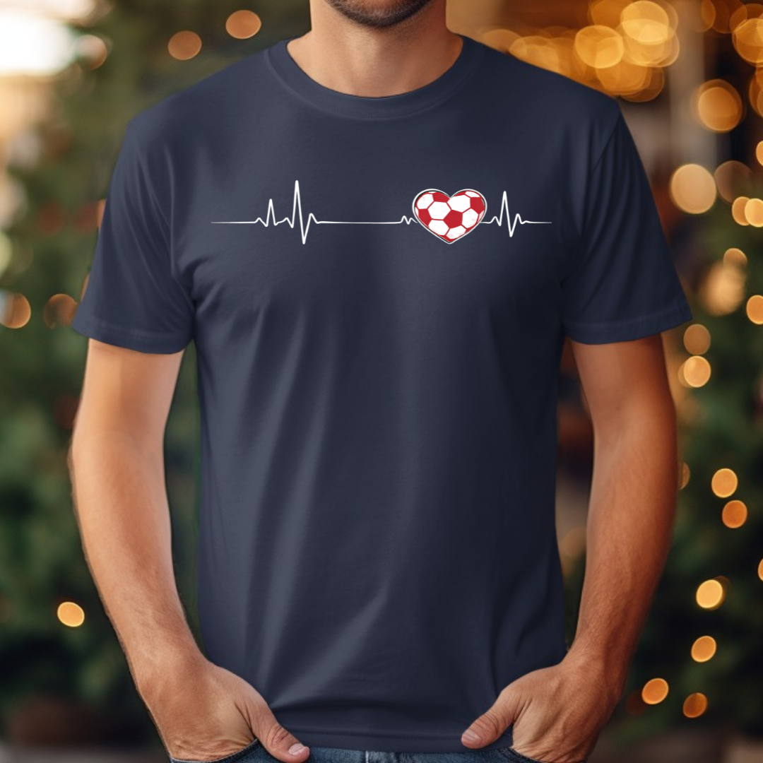 Soccer Heart 2 Tee