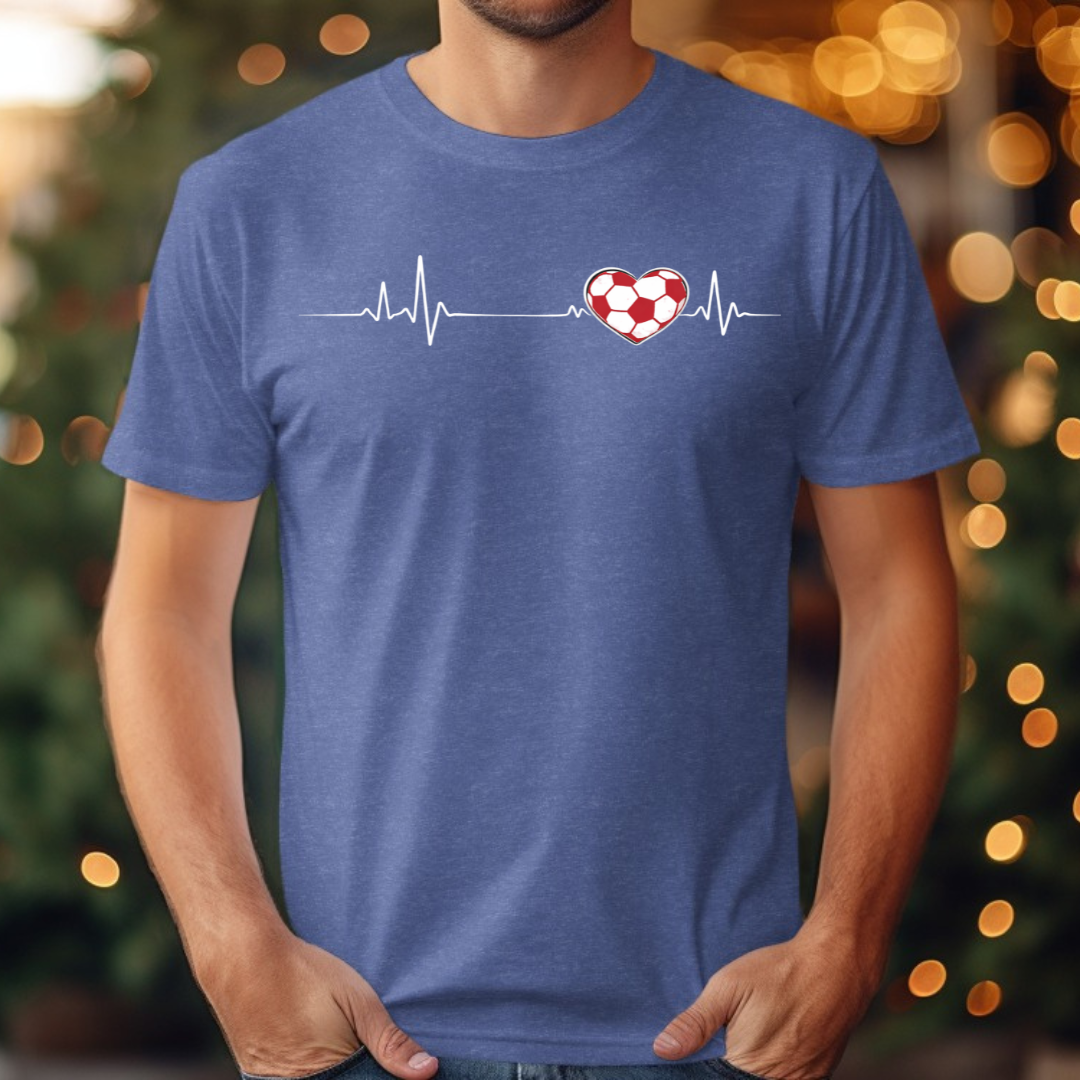 Soccer Heart 2 Tee