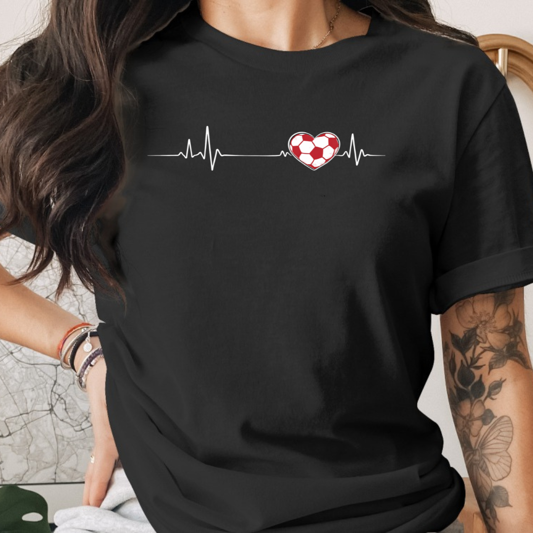 Soccer Heart 2 Tee