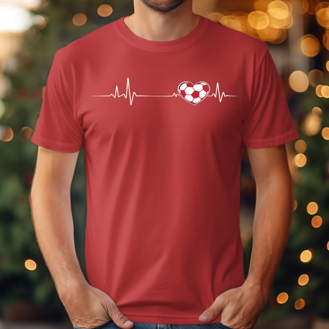 Soccer Heart 2 Tee