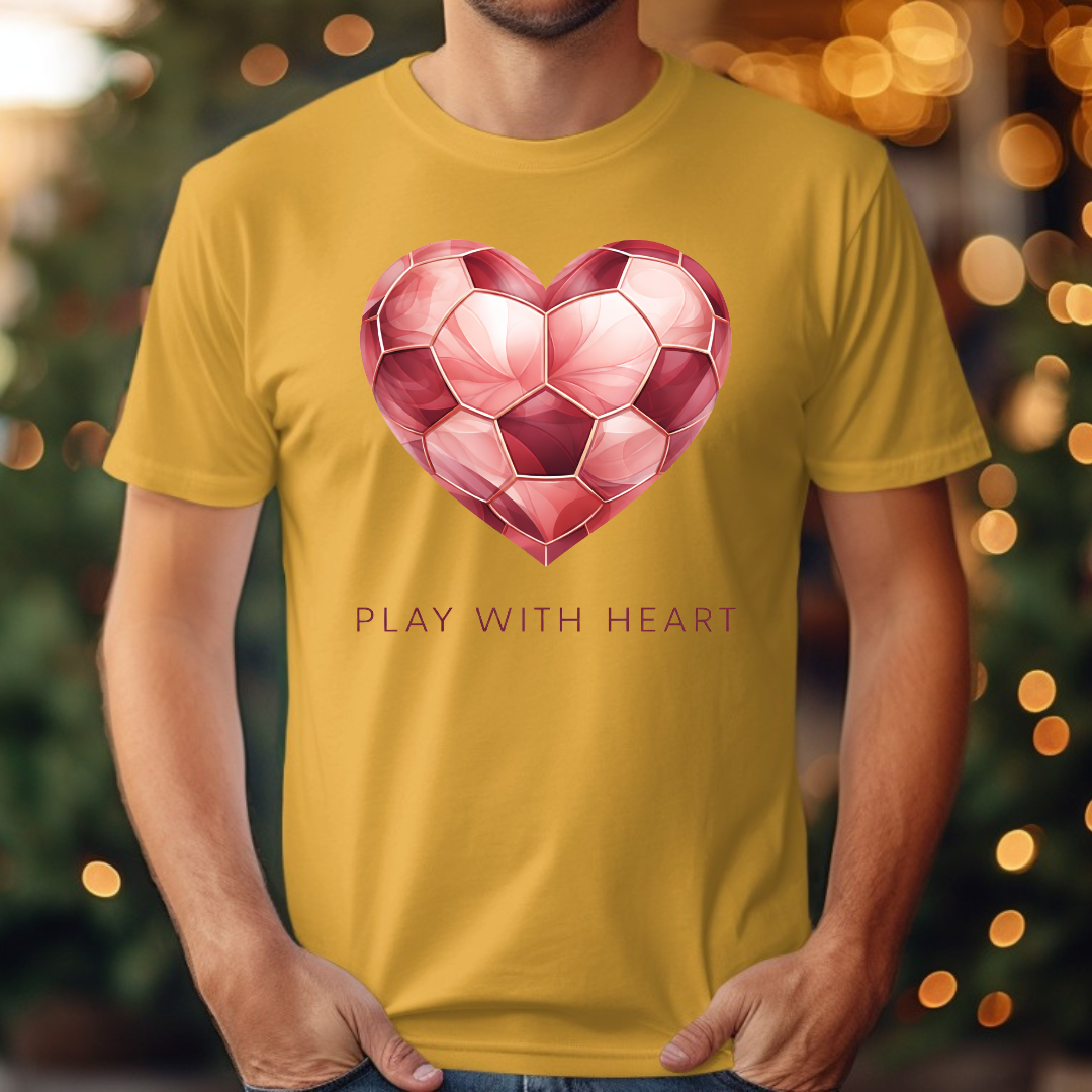 Soccer Play With Heart Tee