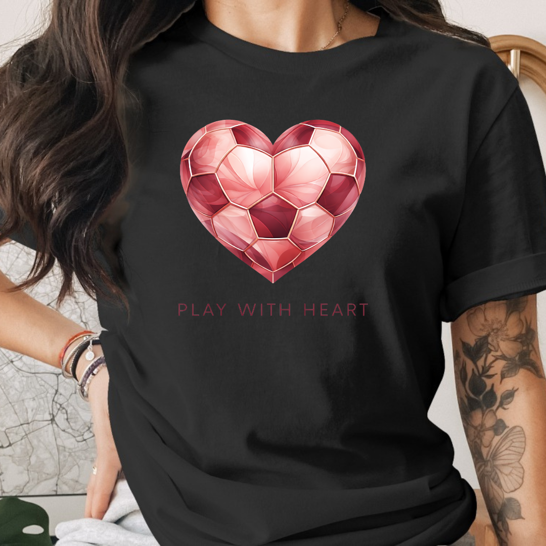 Soccer Play With Heart Tee