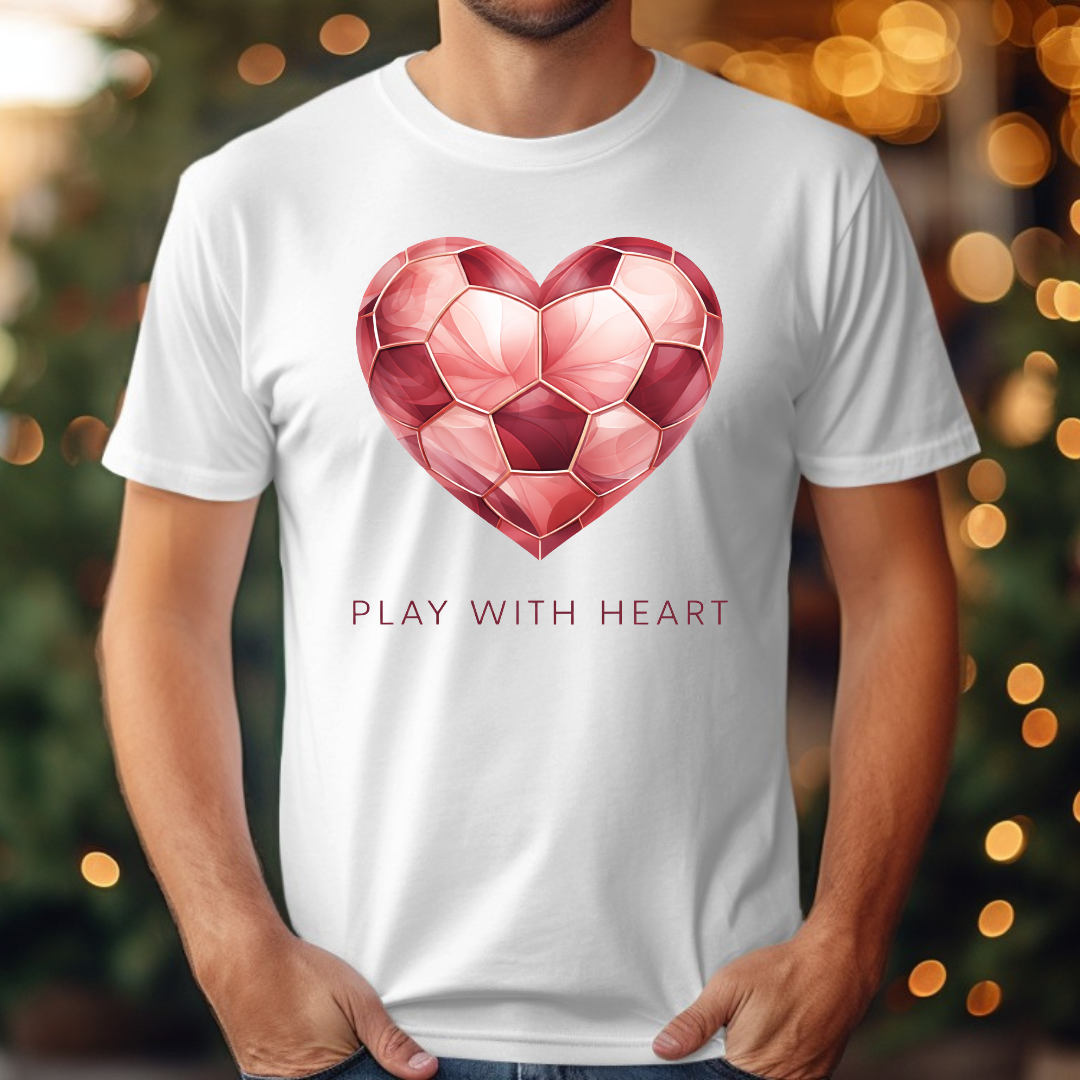 Soccer Play With Heart Tee