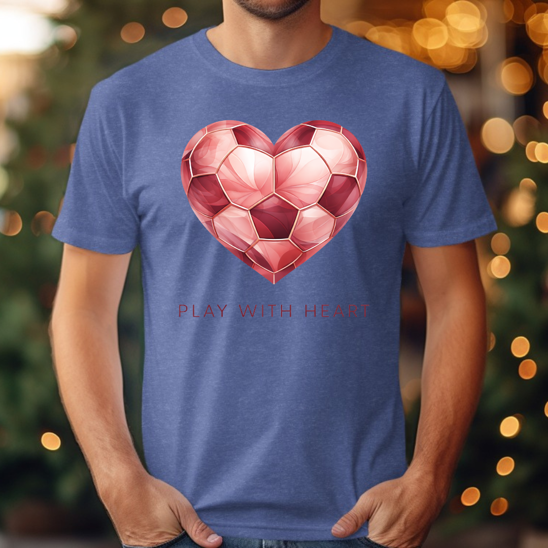 Soccer Play With Heart Tee