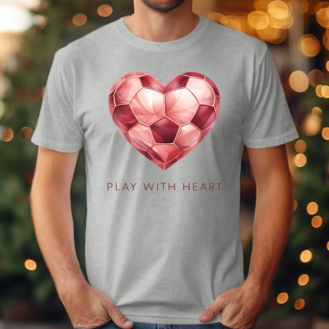 Soccer Play With Heart Tee