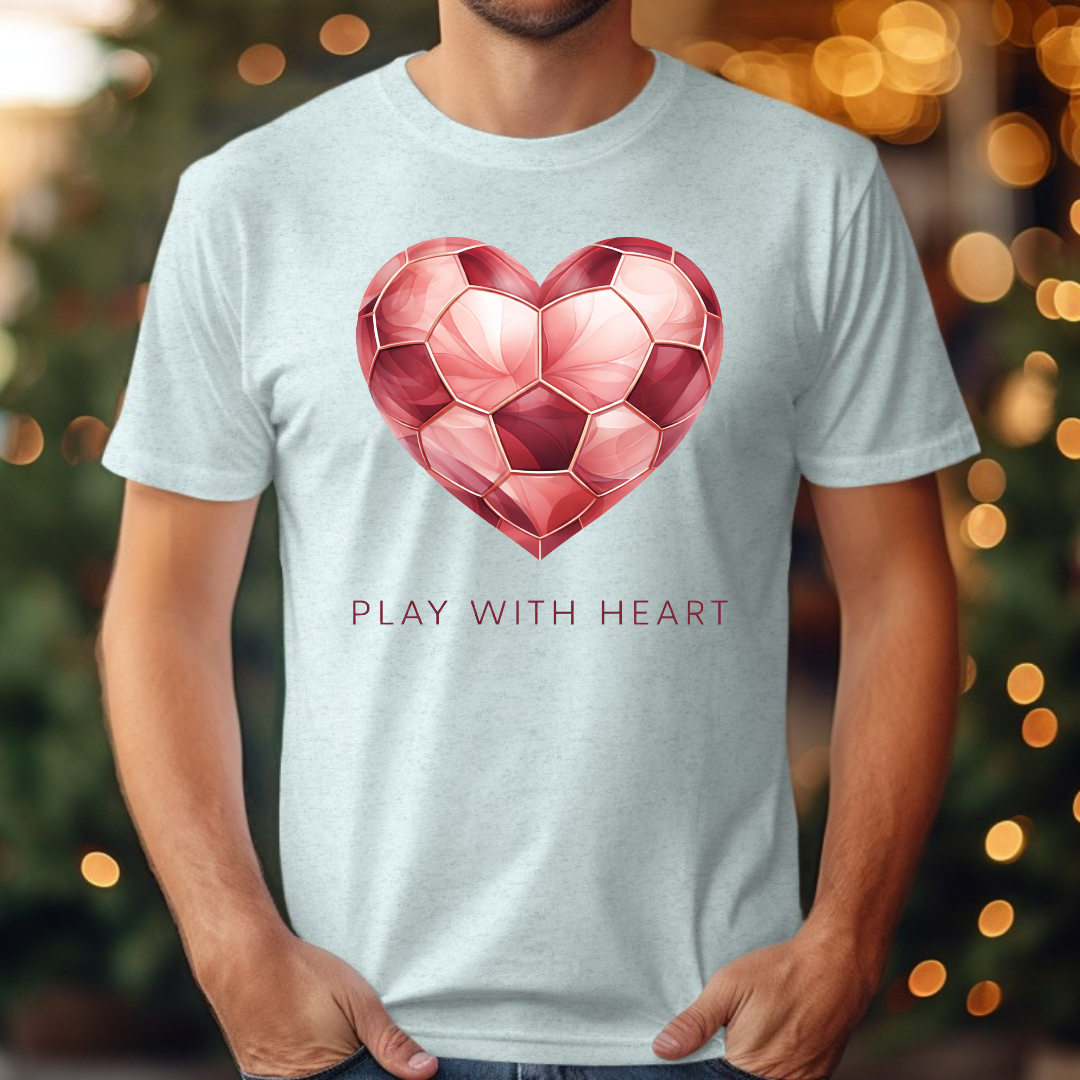 Soccer Play With Heart Tee