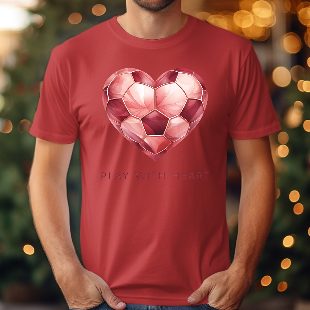 Soccer Play With Heart Tee