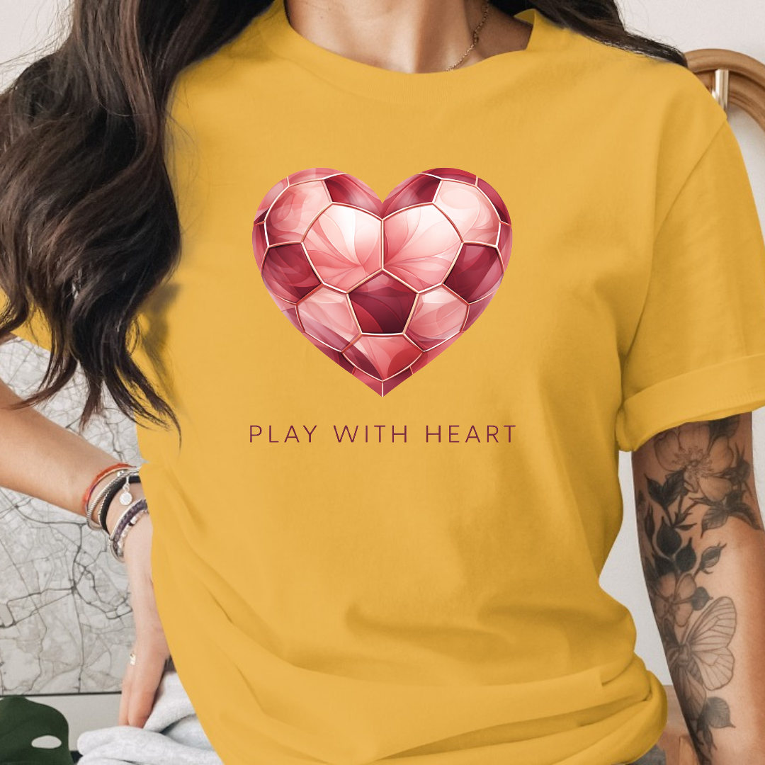 Soccer Play With Heart Tee