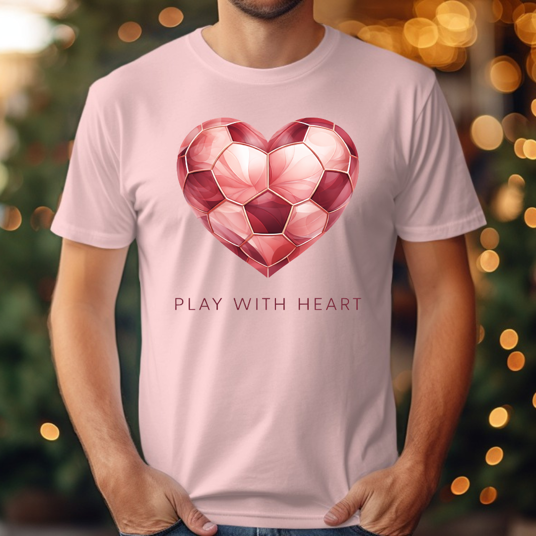 Soccer Play With Heart Tee