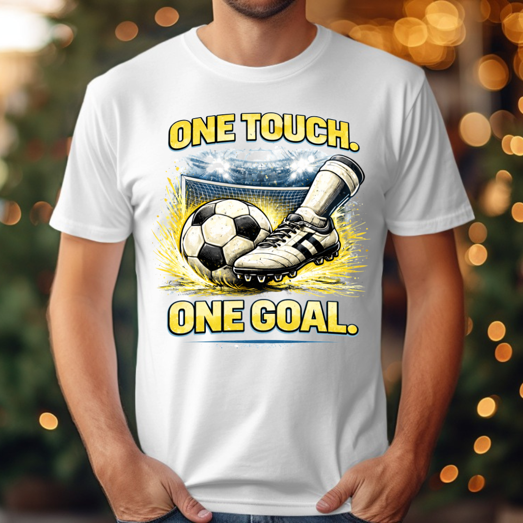 Soccer One Touch One Goal Tee