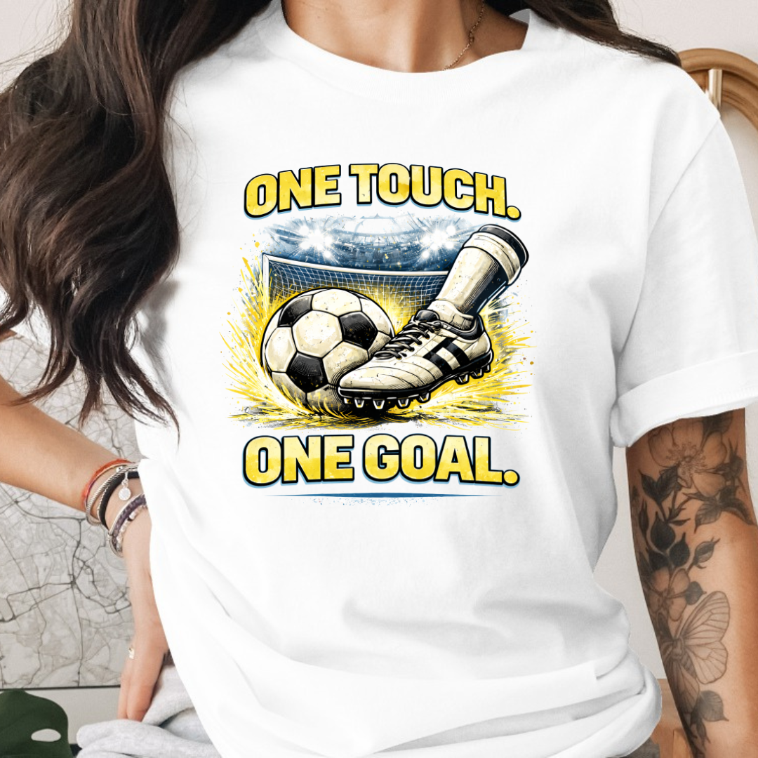 Soccer One Touch One Goal Tee