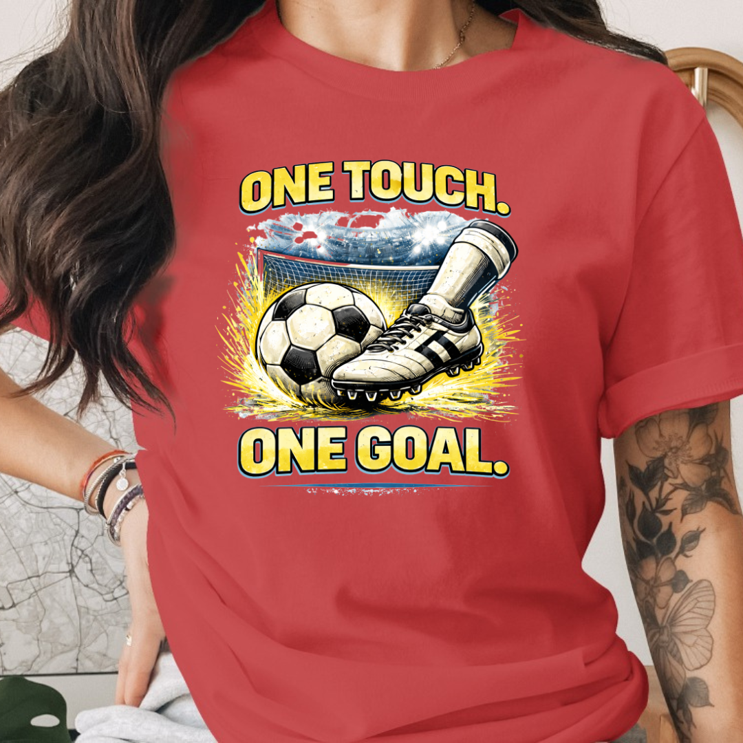 Soccer One Touch One Goal Tee