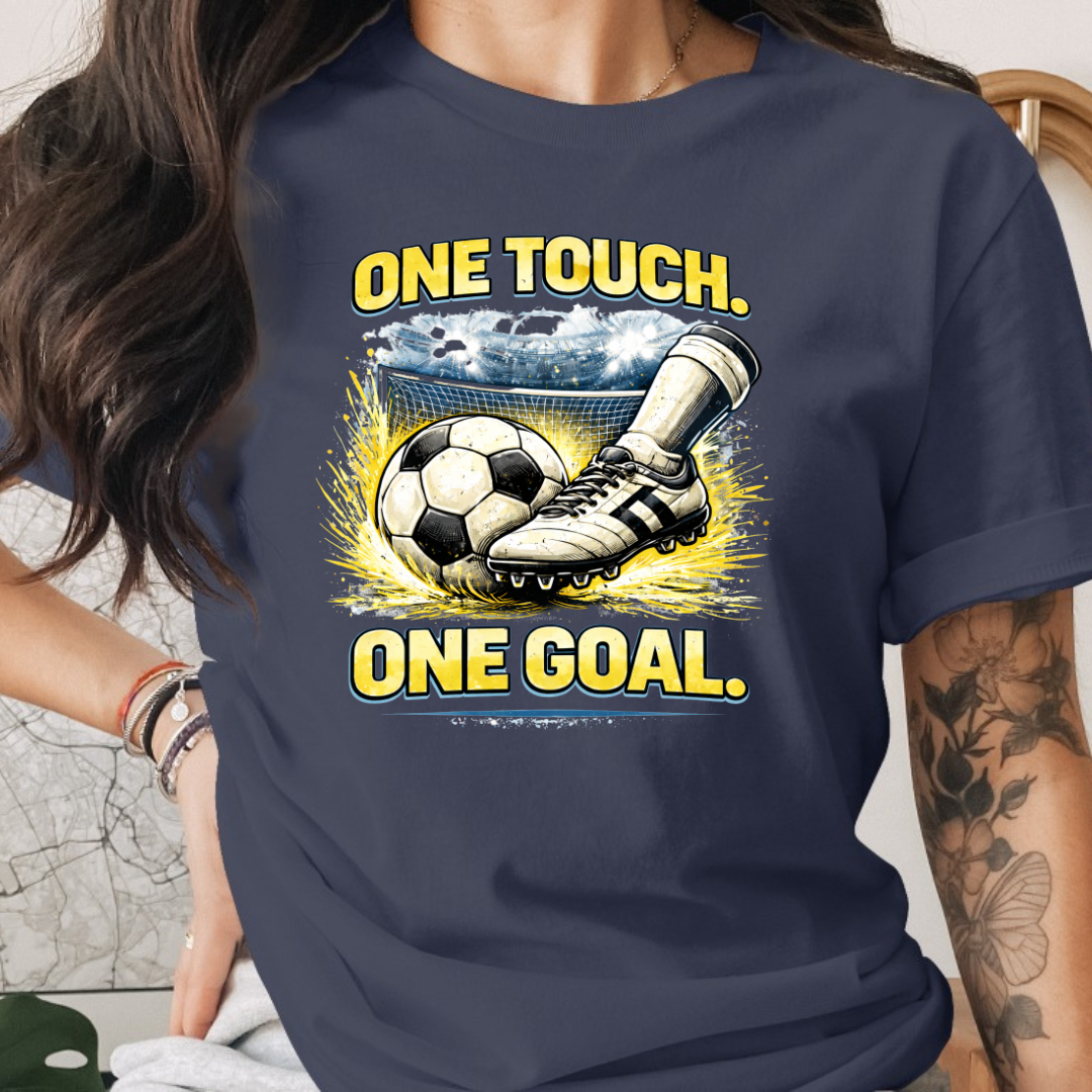 Soccer One Touch One Goal Tee