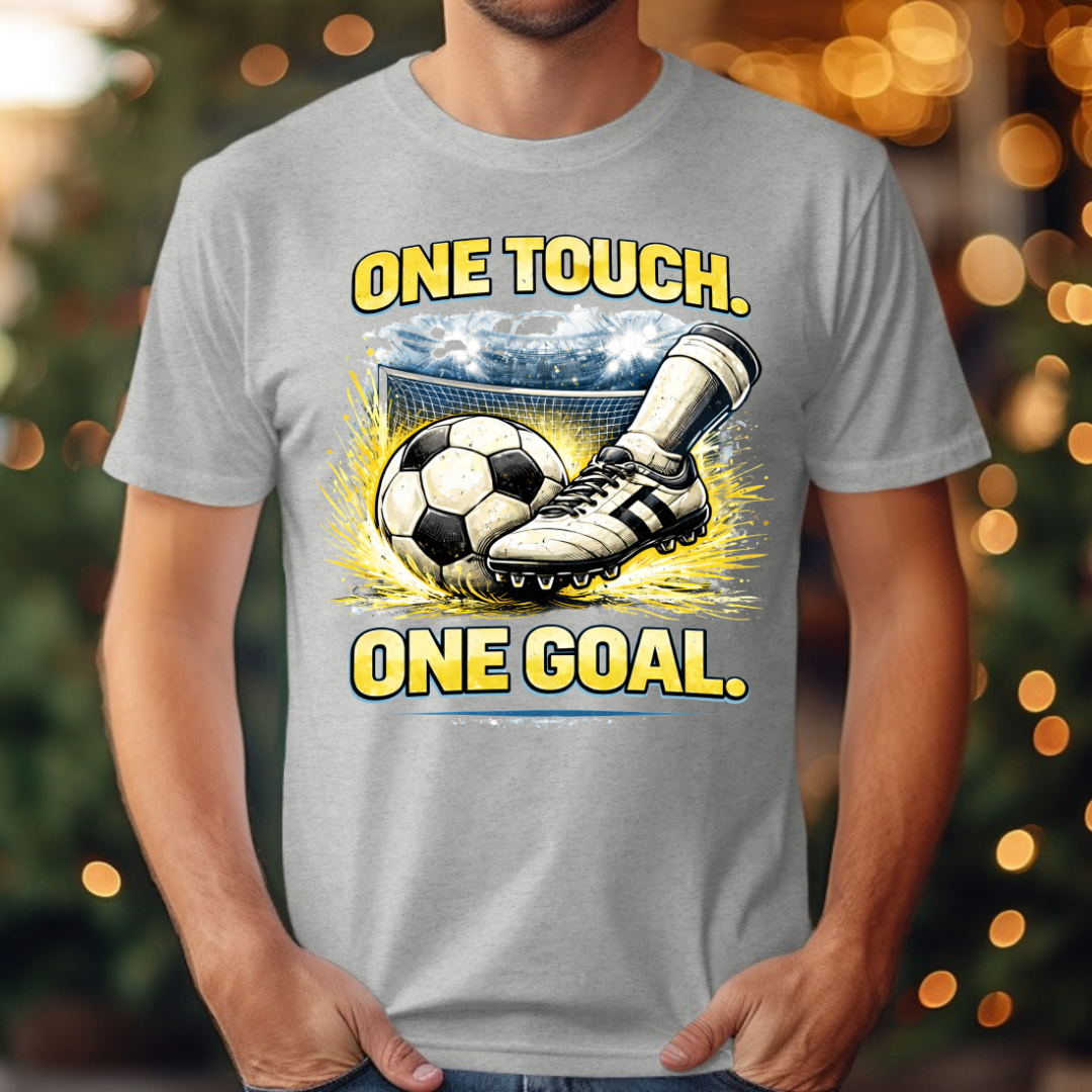 Soccer One Touch One Goal Tee