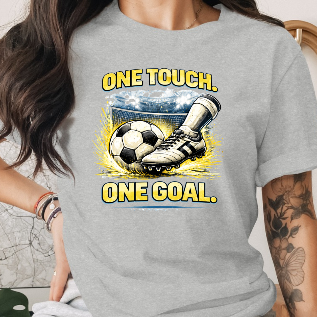 Soccer One Touch One Goal Tee