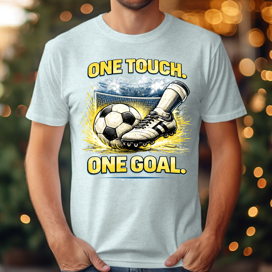 Soccer One Touch One Goal Tee