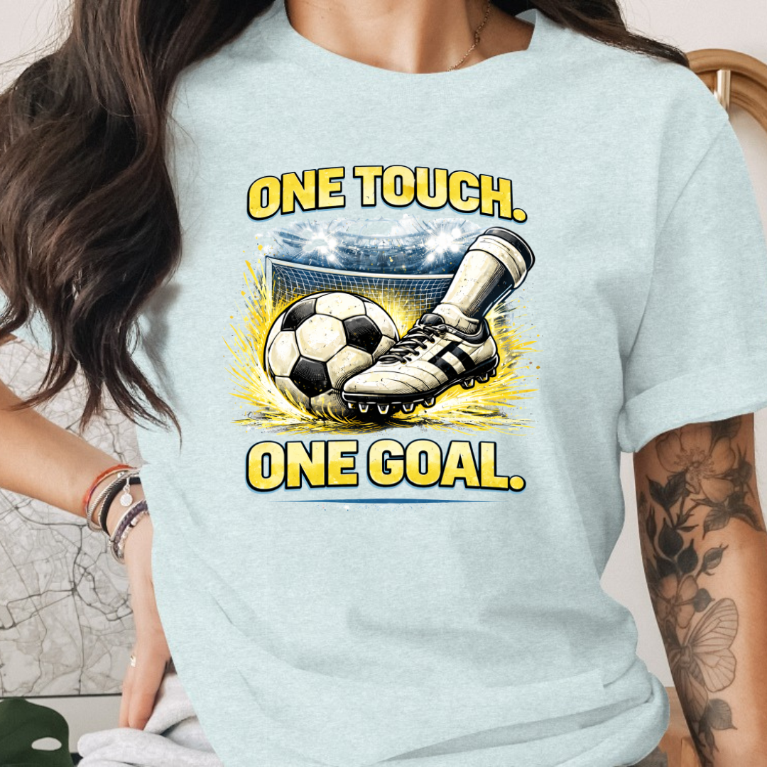 Soccer One Touch One Goal Tee