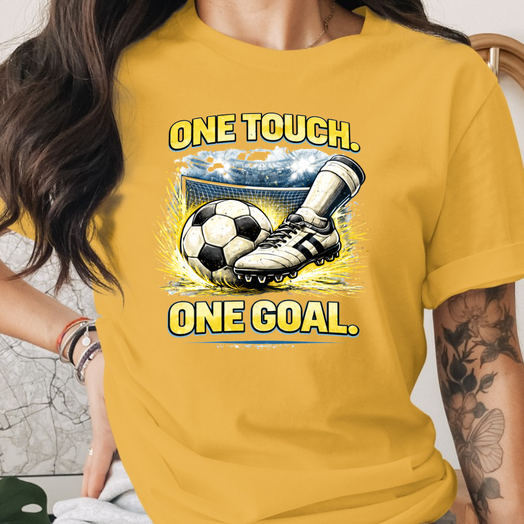 Soccer One Touch One Goal Tee