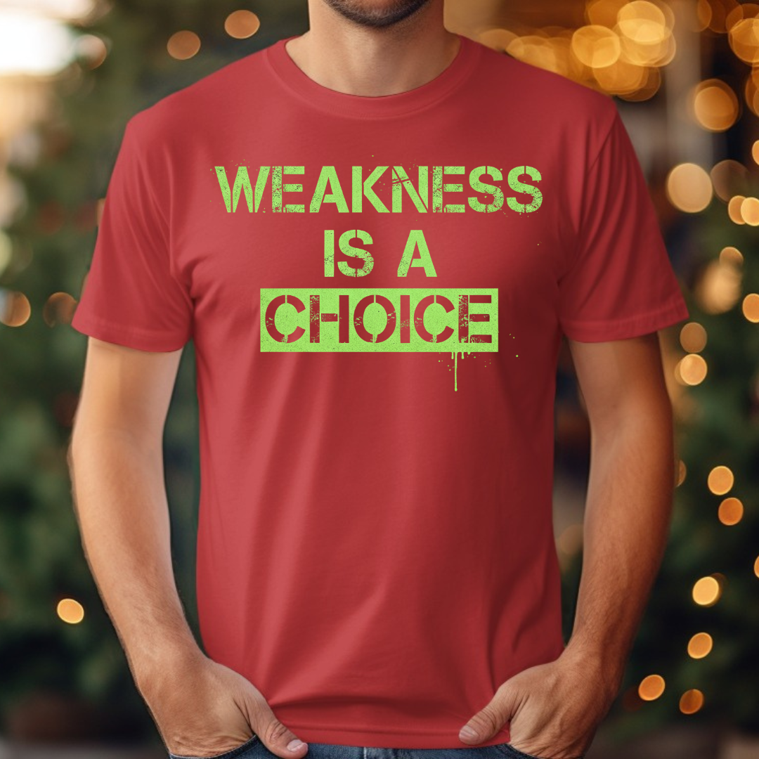 Weakness is a choice Tee