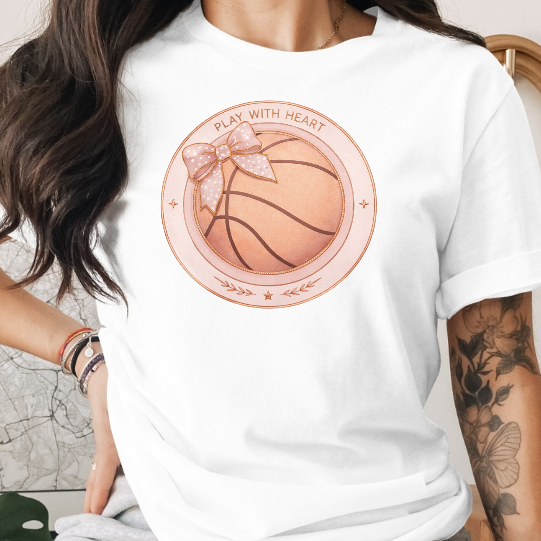 Basketball Play With Heart Tee