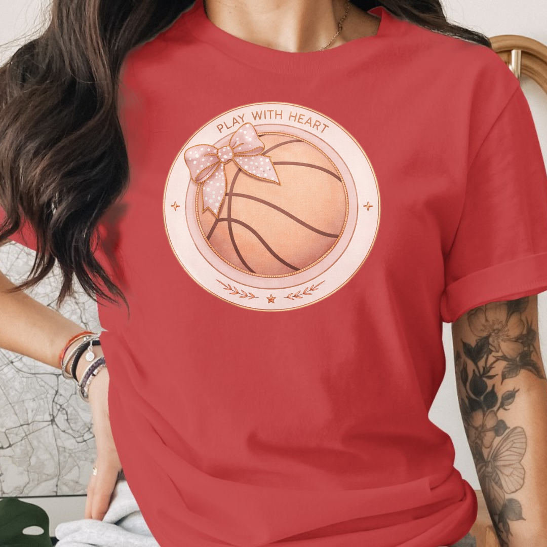 Basketball Play With Heart Tee