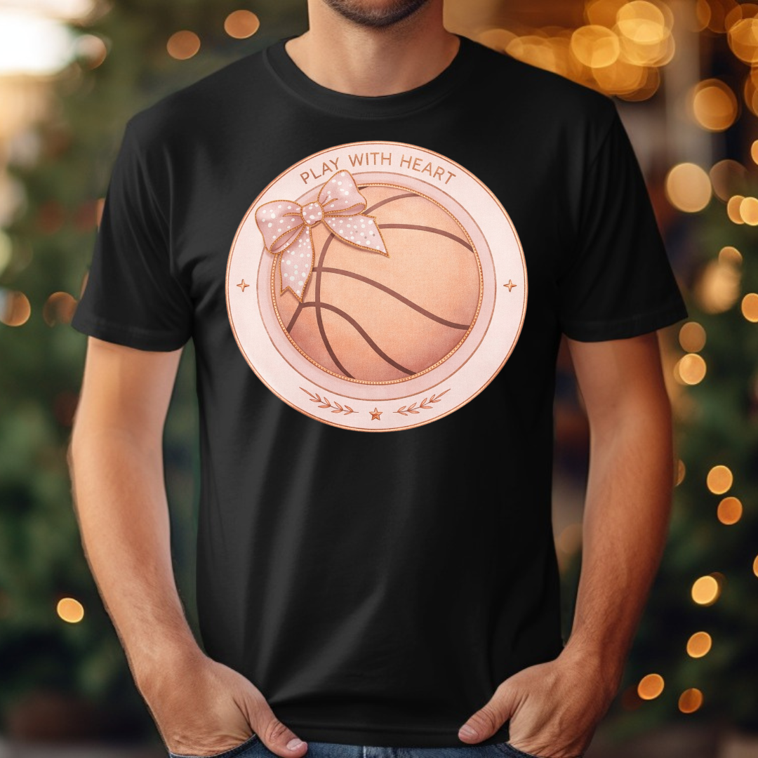 Basketball Play With Heart Tee