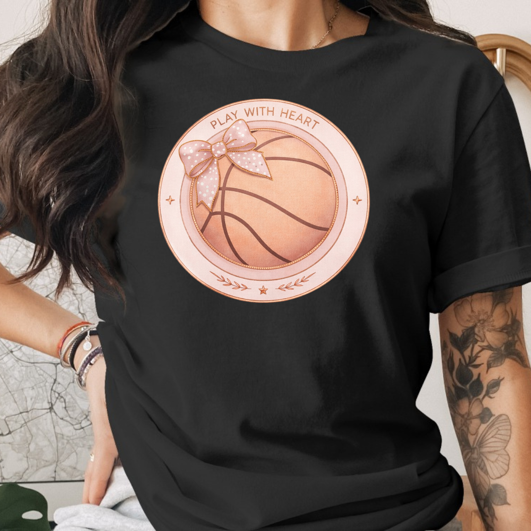 Basketball Play With Heart Tee