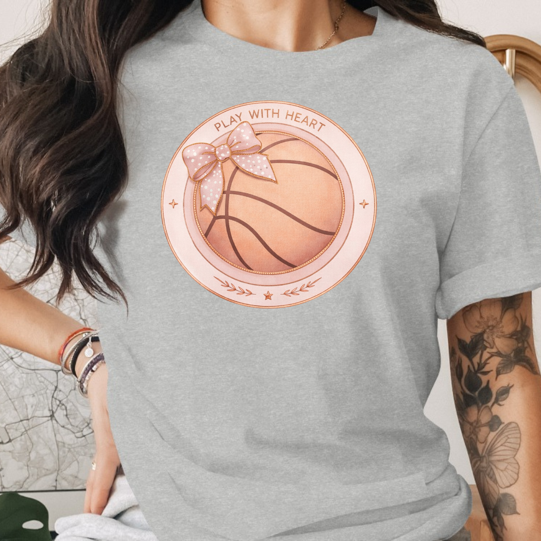 Basketball Play With Heart Tee