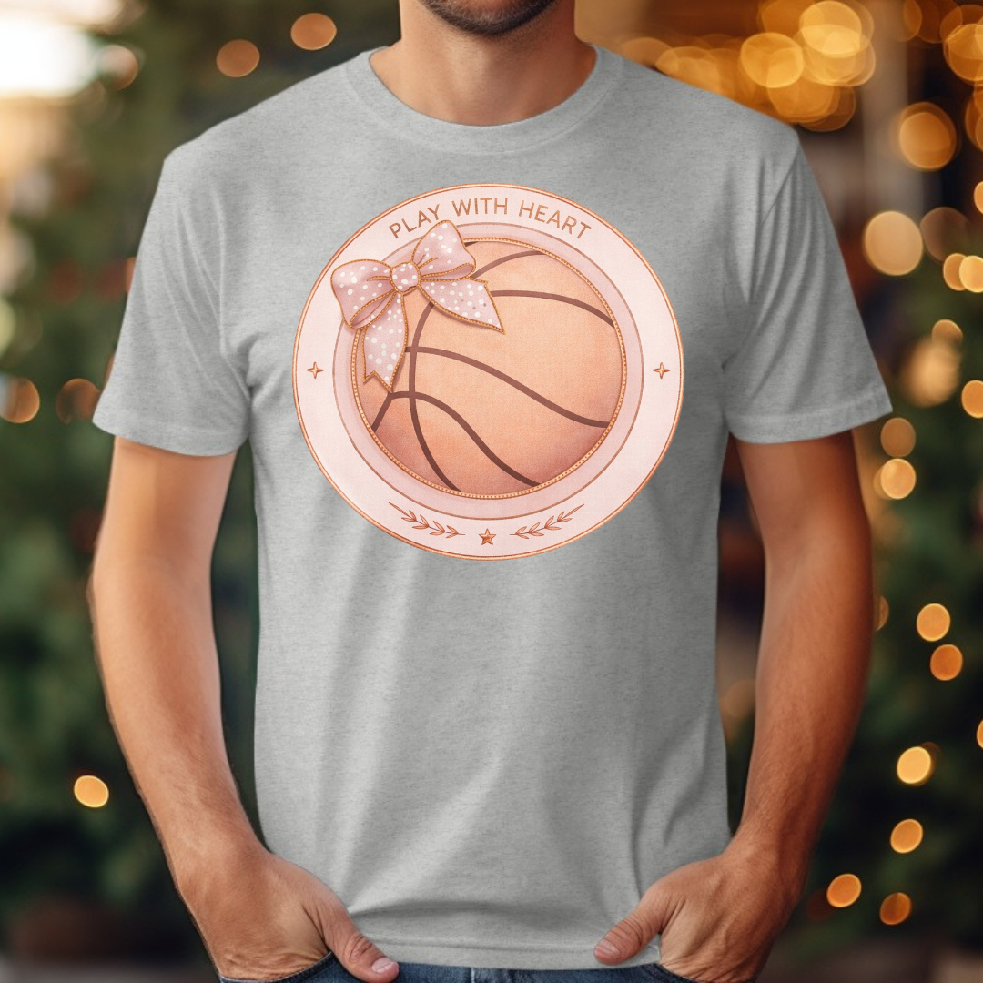 Basketball Play With Heart Tee