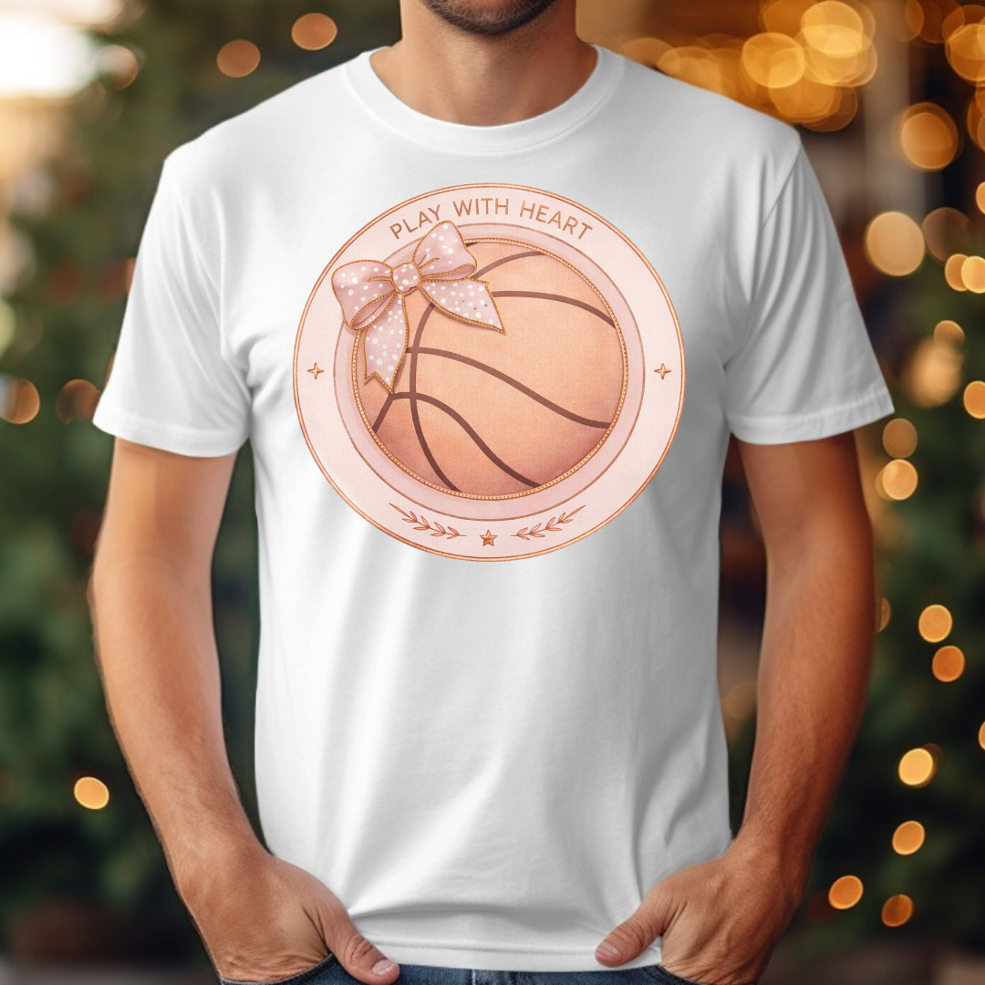 Basketball Play With Heart Tee