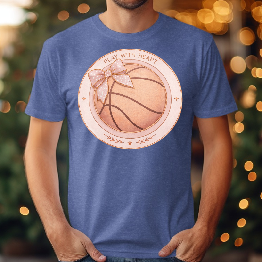 Basketball Play With Heart Tee