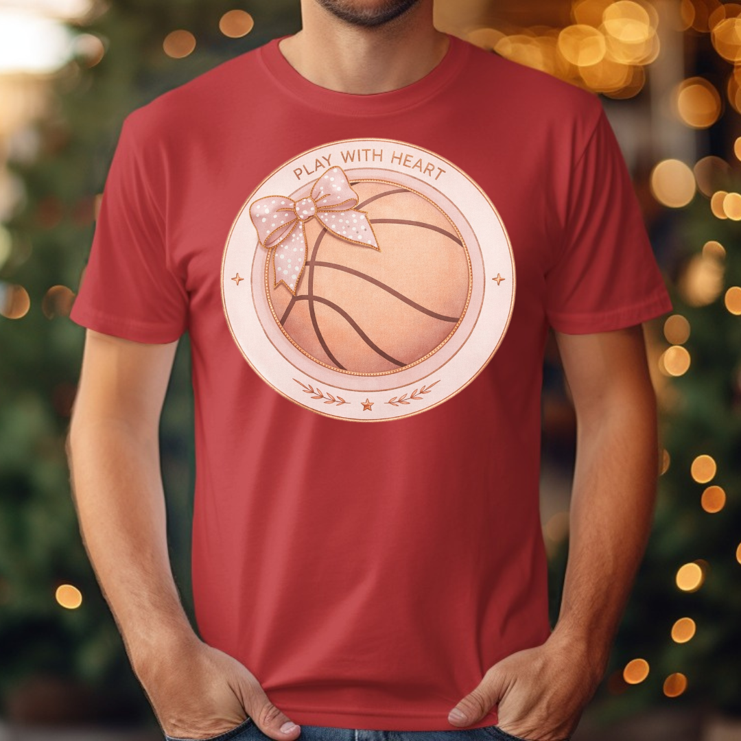 Basketball Play With Heart Tee