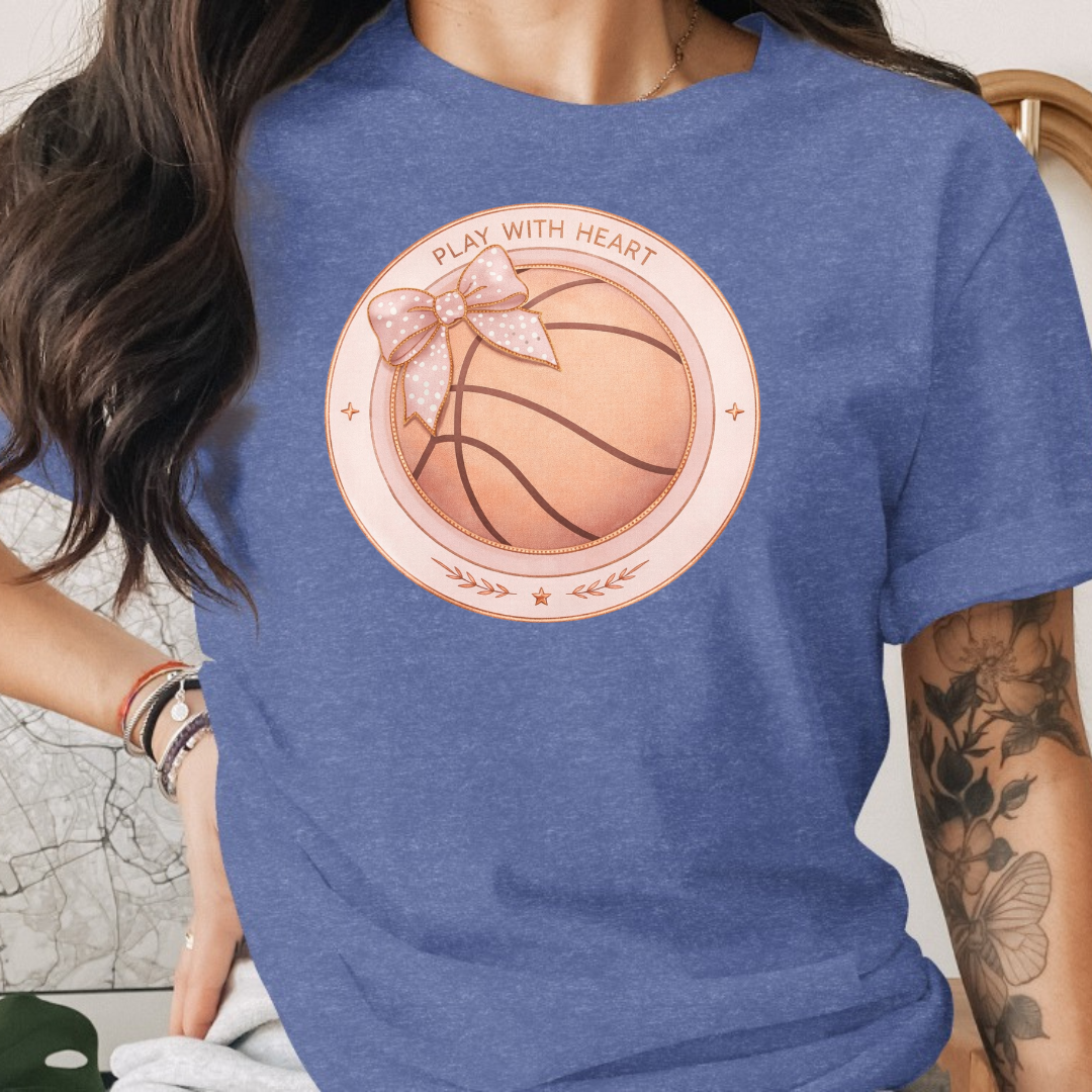 Basketball Play With Heart Tee